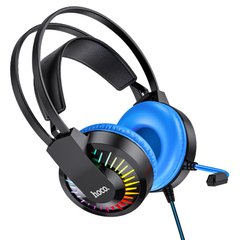 Уцінка Накладні навушники Hoco W105 Joyful Пошкоджена упаковка / Синій