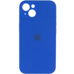 Чехол Silicone Case Full Camera Protective (AA) для Apple iPhone 15 Plus (6.7") Синий / Capri Blue