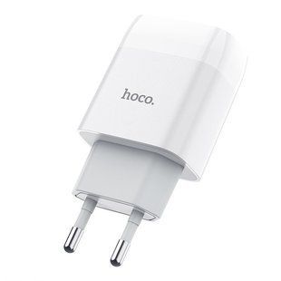 СЗУ Hoco C73A Glorious 2.4A (2USB-A) Белый