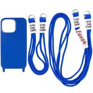 Чохол TPU two straps California для Apple iPhone 12 Pro Max (6.7") Синій / Iris