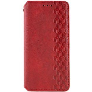 Кожаный чехол-книжка GETMAN Cubic (PU) для Google Pixel 6 Pro Красный