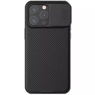 Карбоновая накладка Nillkin CamShield Pro Magnetic для Apple iPhone 15 Pro Max (6.7") Black