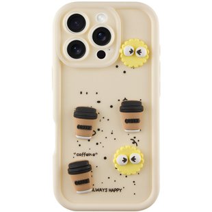 Чехол TPU Toys Case для Apple iPhone 16 Pro Max (6.9") Sand / Always Happy