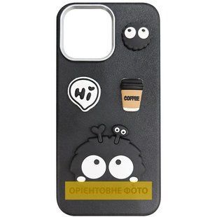 Чехол TPU Leather Toys для Apple iPhone 17 Pro Max (6.9") Monster / Black
