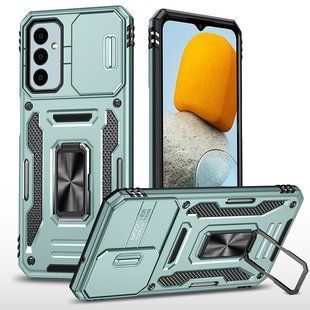 Ударостійкий чохол Camshield Army Ring для Samsung Galaxy A14 4G/5G Зелений / Light Green