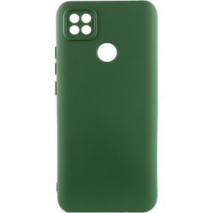 Чехол Silicone Cover Lakshmi Full Camera (AA) для Xiaomi Redmi 10A Зеленый / Dark green