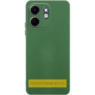 Чохол TPU GETMAN Liquid Silk Full Camera для Xiaomi Redmi A5 / Poco C71 Зелений / Dark green