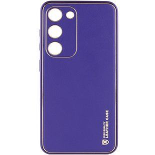 Шкіряний чохол Xshield для Samsung Galaxy S24+ Фіолетовий / Ultra Violet