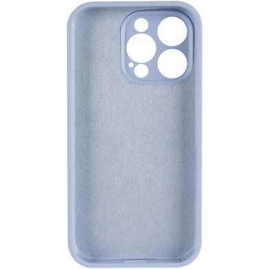 Чехол Silk Full Camera Protective (AA) NO LOGO для Apple iPhone 16 Pro (6.3") Голубой / Lilac Blue