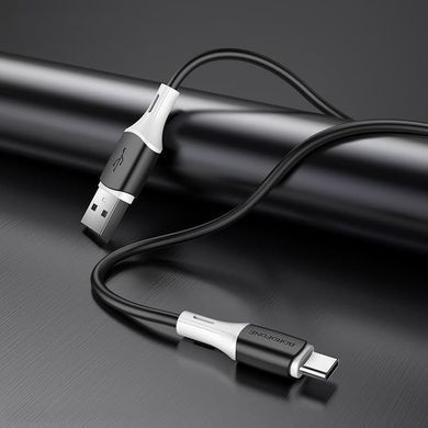 Дата кабель Borofone BX79 Silicone USB to Type-C 30W (1m) Чорний