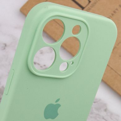 Чохол Silicone Case Full Camera Protective (AA) для Apple iPhone 15 Pro Max (6.7") Зелений / Pistachio