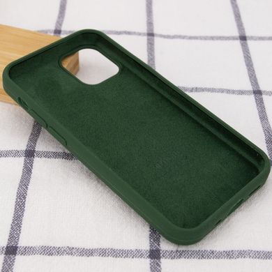 Уценка Чехол Silicone Case Full Protective (AA) для Apple iPhone 12 Pro Max (6.7") Дефект упаковки / Зеленый / Army green
