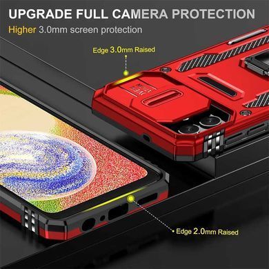 Ударопрочный чехол Camshield Army Ring для Samsung Galaxy A06 Красный / Red