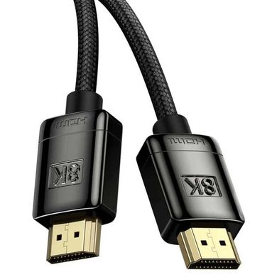 Дата кабель Baseus HDMI High Definition Series 8KHDMI To 8KHDMI (Zinc alloy) (1m) (WKGQ000001)) Black