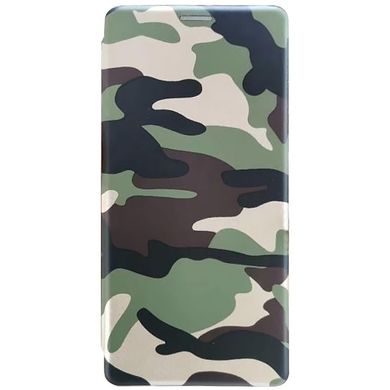 Кожаный чехол (книжка) Classy для Huawei P Smart (2021) Camouflage