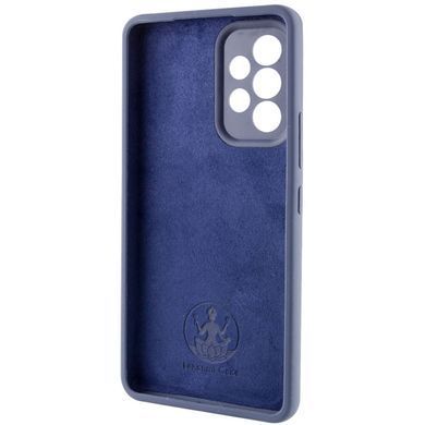 Чехол Silicone Cover Lakshmi Full Camera (AAA) для Samsung Galaxy A52 4G / A52 5G / A52s Темно-синий / Midnight blue