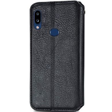 Шкіряний чохол-книжка GETMAN Cubic (PU) для Samsung Galaxy A10s Чорний