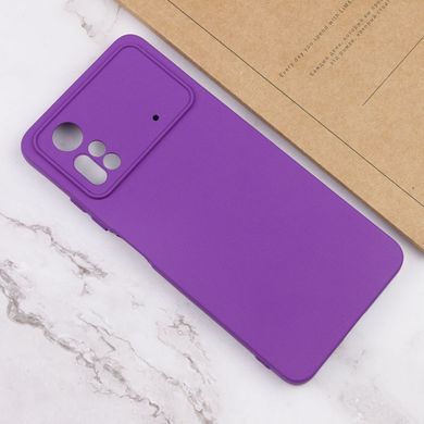 Чохол Silicone Cover Lakshmi Full Camera (A) для Xiaomi Poco X4 Pro 5G Фіолетовий / Purple