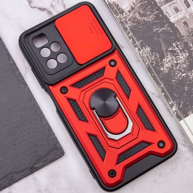 Ударопрочный чехол Camshield Serge Ring для Xiaomi Redmi 10 Красный