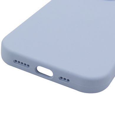 Чехол Silk Full Camera Protective (AA) NO LOGO для Apple iPhone 16 Pro (6.3") Голубой / Lilac Blue