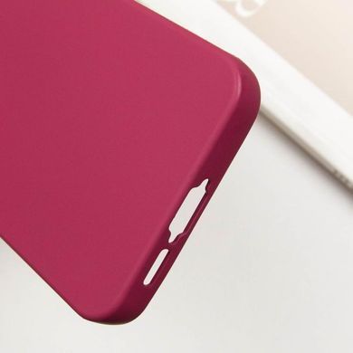 Чохол TPU GETMAN Liquid Silk Full Camera для Samsung Galaxy S24+ Бордовий / Marsala