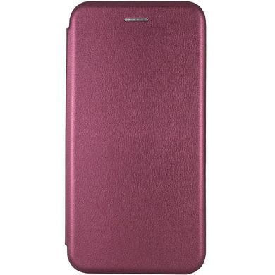 Шкіряний чохол-книжка Classy для Xiaomi Redmi 12C Бордовий