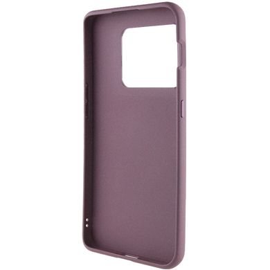 TPU чохол Bonbon Metal Style with MagSafe для OnePlus 10 Pro Бордовий / Plum