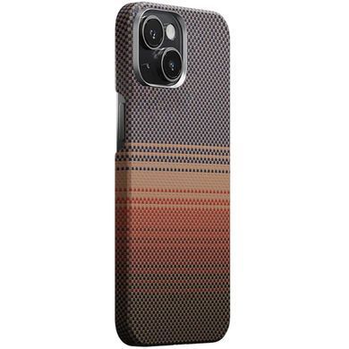 Чехол PC Carbon Protection Slim with MagSafe для Apple iPhone 15 (6.1") Red