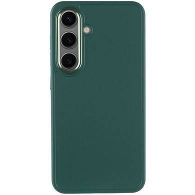 TPU чехол Bonbon Metal Style для Samsung Galaxy S23+ Зеленый / Pine green