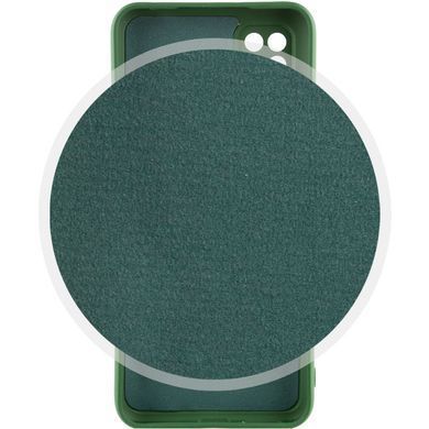 Чехол Silicone Cover Lakshmi Full Camera (AA) для Xiaomi Redmi 10A Зеленый / Dark green