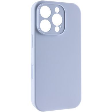 Чехол Silk Full Camera Protective (AA) NO LOGO для Apple iPhone 16 Pro (6.3") Голубой / Lilac Blue