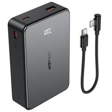 Портативний ЗП Power Bank Acefast M29 22.5W with cable 20000 mAh Black