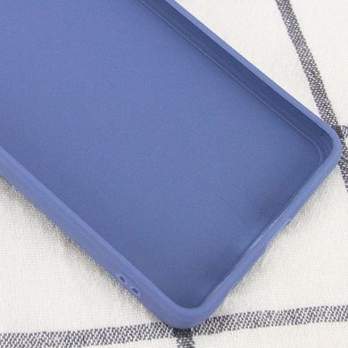 Силиконовый чехол Candy Full Camera для Samsung Galaxy A10s Голубой / Mist blue