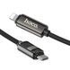 Уценка Дата кабель Hoco U137 Line with display Type-C to Lightning 27W (1.2m) Поврежденная упаковка / Black фото 4