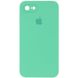 Чохол Silicone Case Square Full Camera Protective (AA) для Apple iPhone 7 / 8 / SE (2020) (4.7") Зелений / Spearmint