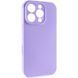 Чохол Silk Full Camera Protective (AA) NO LOGO для Apple iPhone 16 Pro Max (6.9") Бузковий / Dasheen