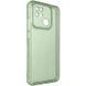 Чехол TPU Starfall Clear для Xiaomi Redmi 10C Зеленый фото 1