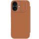 Шкіряний чохол-книжка Nillkin Qin Pro Camshield для Apple iPhone 17 (6.3") Brown фото 3