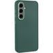 TPU чехол Bonbon Metal Style для Samsung Galaxy S23+ Зеленый / Pine green