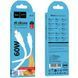 Дата кабель Hoco X124 Bien silicone Type-C to Type-C 60W (1m) White фото 3