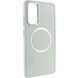 TPU чехол Bonbon Metal Style with Magnetic Fit для Samsung Galaxy S24+ Белый / White