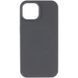 Чехол Silk Full Protective (AA) NO LOGO with Magnetic Fit для Apple iPhone 15 (6.1") Серый / Dark Gray фото 2