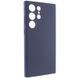 Чохол Silicone Cover Lakshmi Full Camera (AAA) для Samsung Galaxy S25 Ultra Темно-синій / Midnight blue фото 3