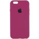 Чехол Silicone Case Full Protective (AA) для Apple iPhone 6/6s (4.7") Бордовый / Maroon фото 1