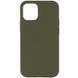 Чехол Silk Full Protective (AA) NO LOGO для Apple iPhone 11 Pro (5.8") Зеленый / Dark Olive