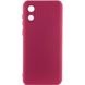 Чехол Silicone Cover Lakshmi Full Camera (A) для Samsung Galaxy A03 Core Бордовый / Marsala