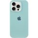 Чехол Silicone Case Full Protective (AA) для Apple iPhone 16 Pro (6.3") Бирюзовый / Beryl