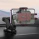 Автодержатель Hoco H65 Gamble one-button (center console) Black / Red фото 3