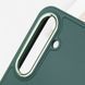 TPU чехол Bonbon Metal Style для Samsung Galaxy S23+ Зеленый / Pine green фото 6