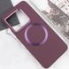 TPU чохол Bonbon Metal Style with MagSafe для OnePlus 10 Pro Бордовий / Plum фото 5